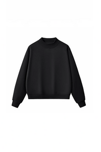 Sodalemon Unisex Fleece Mock Neck Sweatshirt
