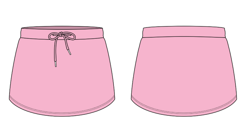 WOMEN'S CLASSIC FRENCH TERRY MINI SKORT