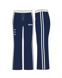 WOMEN'S HEAVYWEIGHT RETRO TRACK PANT WITH CONTRAST WAISTBAND