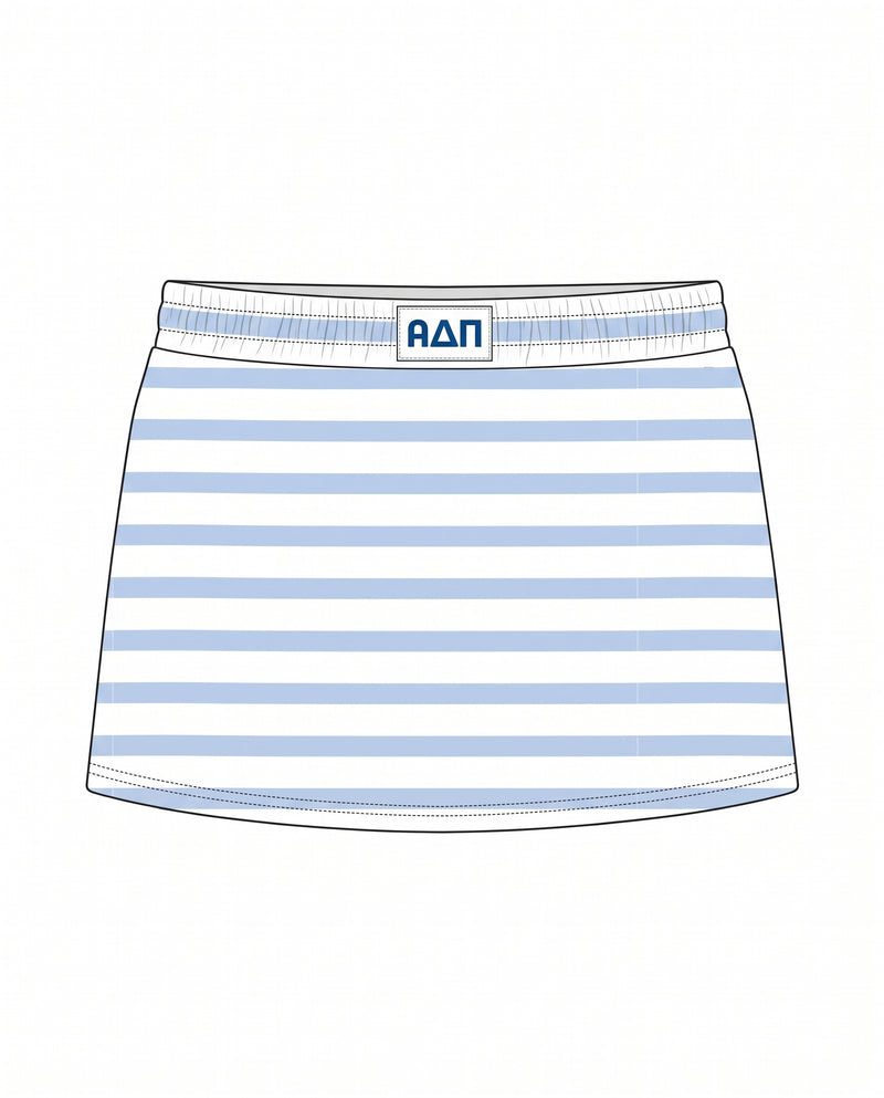 WOMEN'S HEAVYWEIGHT COTTON BASIC MINI SKORT