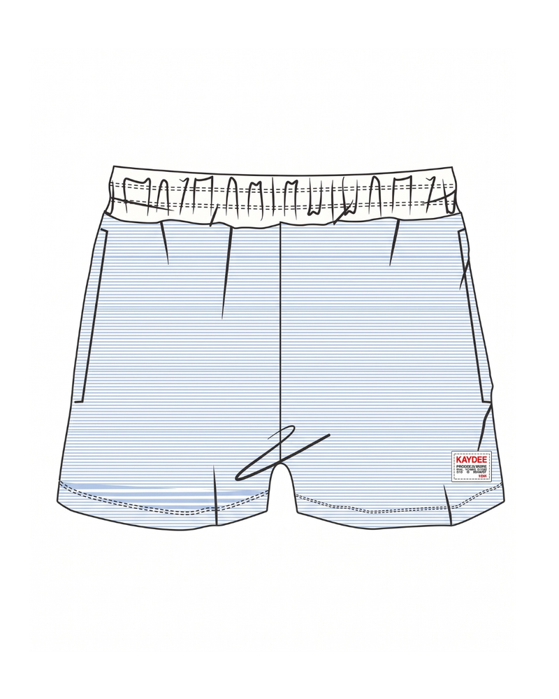 DAYDREAM WOMEN'S TERRY LOW RISE SHORT WITH RIB WAISTBAND