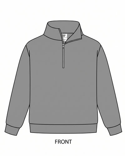 HEAVYWEIGHT FRENCH TERRY QUARTER ZIP PULLOVER