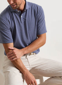 Peter Millar Men's Etc Stripe Performance Jersey Polo