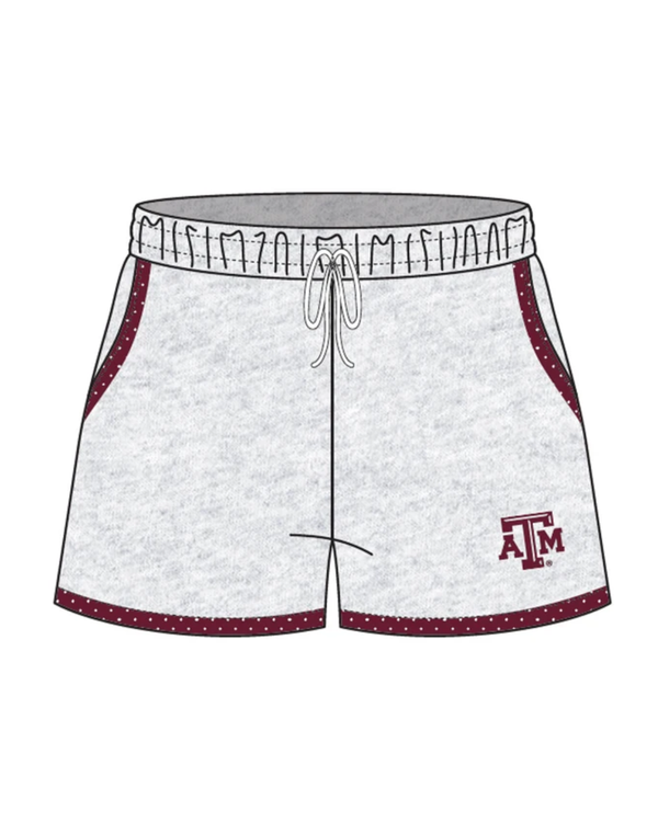 THE DROP CUT FLEECE SWEATSHORT WITH POCKET AND LEG BINDING