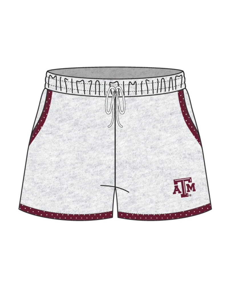 THE DROP CUT FLEECE SWEATSHORT WITH POCKET AND LEG BINDING