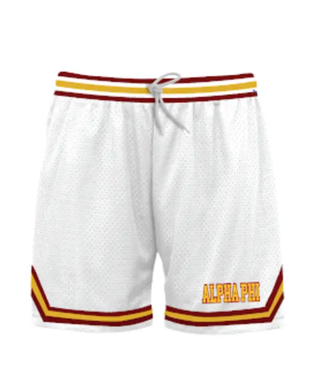 UNISEX MESH BASKETBALL SHORTS WITH RETRO TRIM