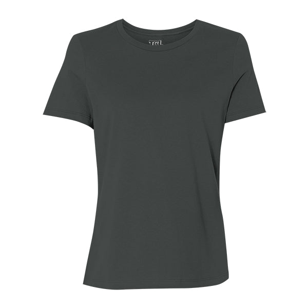 WOMEN'S BASIC CREWNECK T-SHIRT - Charcoal