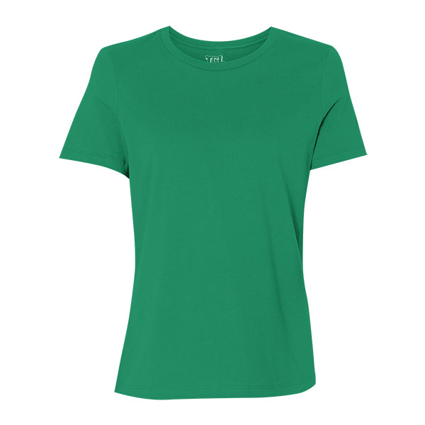 WOMEN'S BASIC CREWNECK T-SHIRT - Green