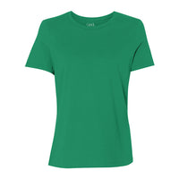WOMEN'S BASIC CREWNECK T-SHIRT - Green