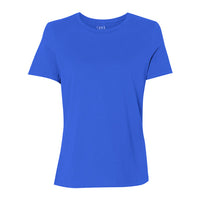 WOMEN'S BASIC CREWNECK T-SHIRT - Royal