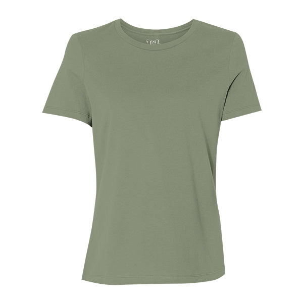 WOMEN'S BASIC CREWNECK T-SHIRT - Sage