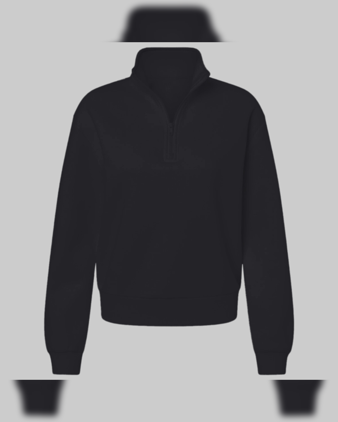 Unisex Heavy Blend™ Quarter-Zip Sweatshirt - Black