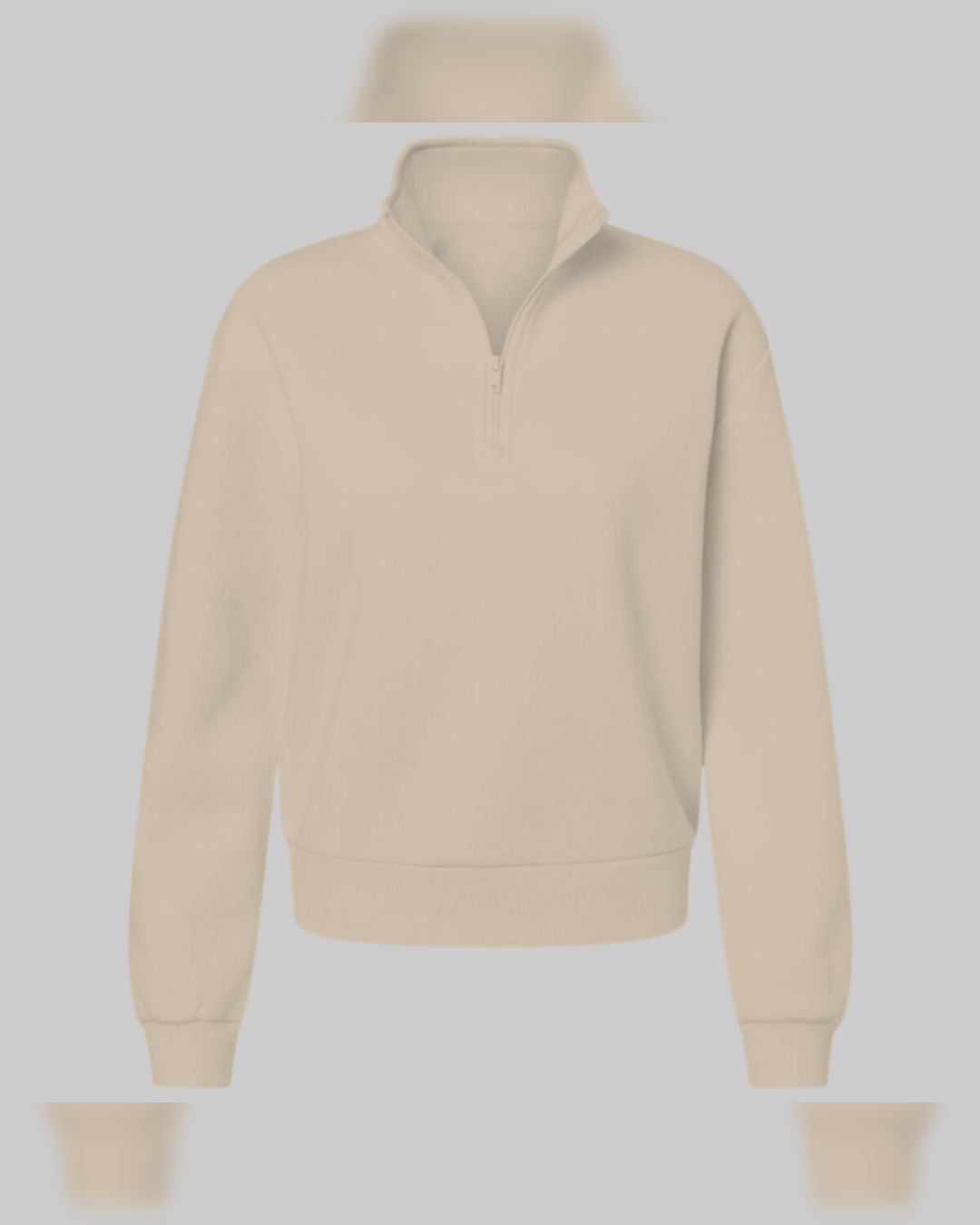 Unisex Heavy Blend™ Quarter-Zip Sweatshirt - Sand