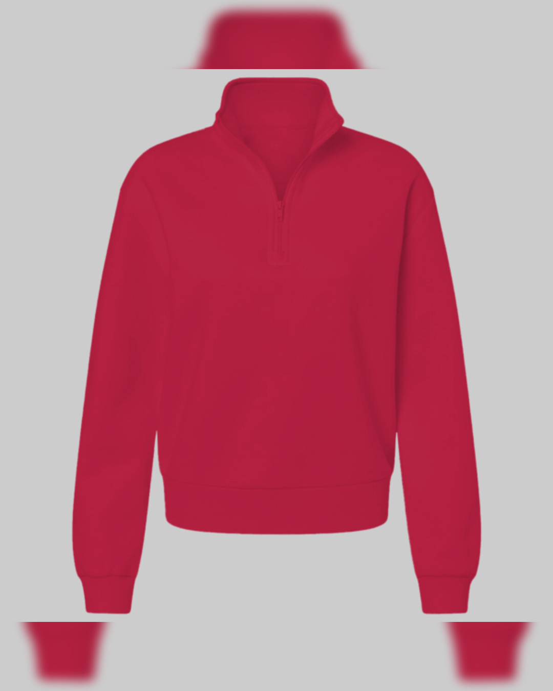 Unisex Heavy Blend™ Quarter-Zip Sweatshirt - Cherry Red