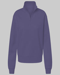 Unisex Heavy Blend™ Quarter-Zip Sweatshirt - Heather Dark Navy