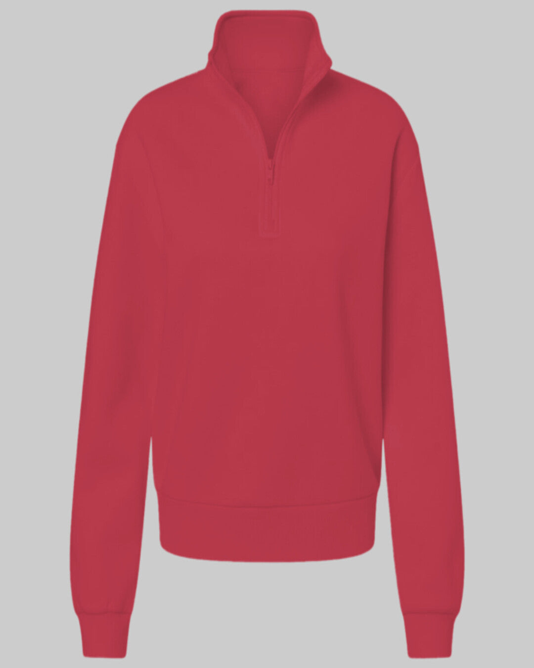 Unisex Heavy Blend™ Quarter-Zip Sweatshirt - Heather Scarlet Red