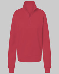 Unisex Heavy Blend™ Quarter-Zip Sweatshirt - Heather Scarlet Red