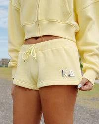 LEMON DROP LOW RISE SWEATSHORT