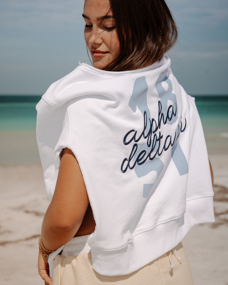 Shoreline Off-Shoulder Sweatshirt