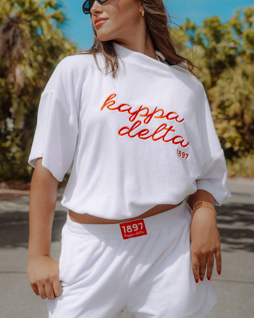Boardwalk Terrycloth Mockneck