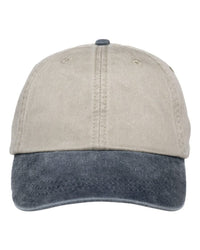 ADAMS OPTIMUM PIGMENT-DYED CAP - Stone Navy