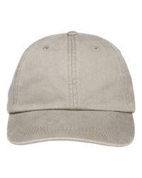 ADAMS OPTIMUM PIGMENT-DYED CAP - Stone