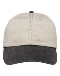 ADAMS OPTIMUM PIGMENT-DYED CAP - Stone Black