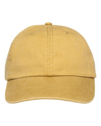 ADAMS OPTIMUM PIGMENT-DYED CAP - Mustard
