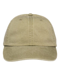 ADAMS OPTIMUM PIGMENT-DYED CAP - Khaki