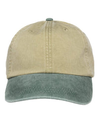 ADAMS OPTIMUM PIGMENT-DYED CAP - Khaki Forest