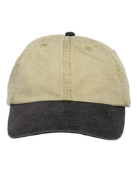ADAMS OPTIMUM PIGMENT-DYED CAP - Khaki Black