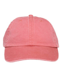 ADAMS OPTIMUM PIGMENT-DYED CAP - Coral