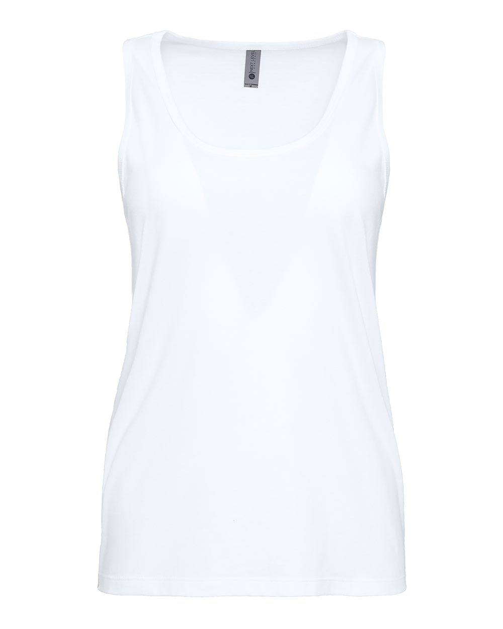 NEXT LEVEL WOMEN'S COTTON TANK - White