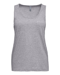 NEXT LEVEL WOMEN'S COTTON TANK - Heather Grey