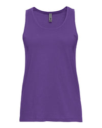 NEXT LEVEL WOMEN'S COTTON TANK - Purple Rush