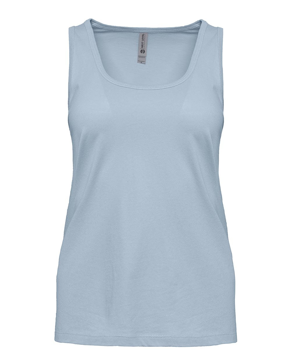 NEXT LEVEL WOMEN'S COTTON TANK - Stonewash Denim