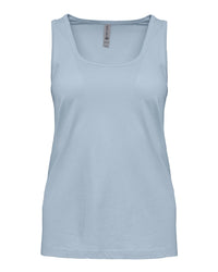 NEXT LEVEL WOMEN'S COTTON TANK - Stonewash Denim