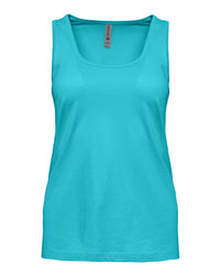 NEXT LEVEL WOMEN'S COTTON TANK - Tahiti Blue