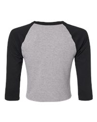 BELLA+CANVAS® Women’s Micro Rib 3/4 Raglan Baby Tee