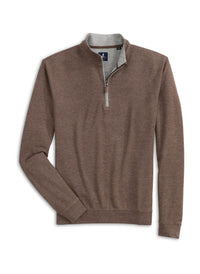 Johnnie-O Men's Sully Quarter-Zip - Grizzly