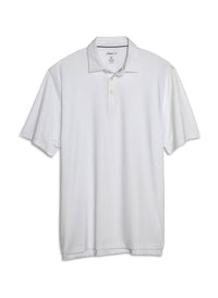 Johnnie-O Men's Birdie Prep Performance Polo - White