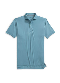 Johnnie-O Men's Birdie Prep Performance Polo - Carbon Fiber