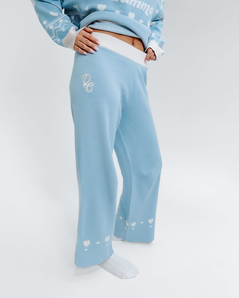 GLACÉ CHUNKY KNIT PANTS