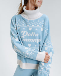 GLACE TURTLENECK KNIT SWEATER