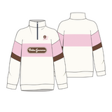 Quarter Zip Panel Fleece Pullover