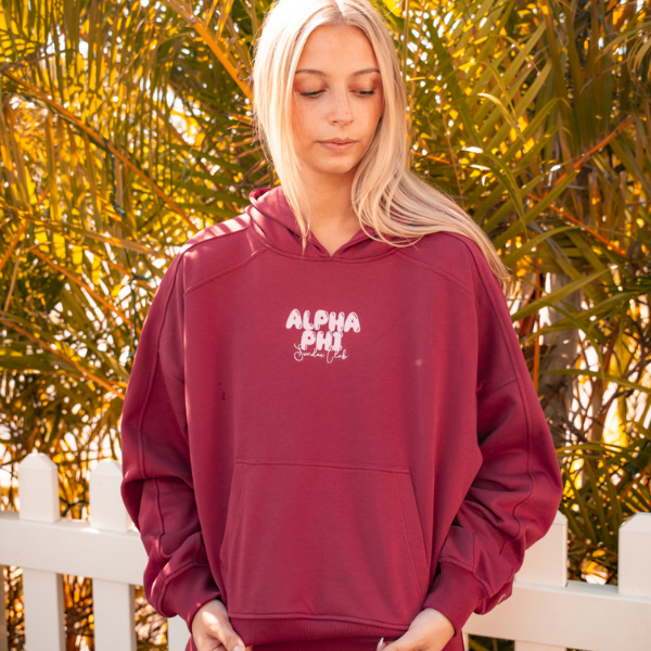 Sundae Club Boxy Seamed Hoodie Style