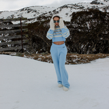 Icy Wide Leg Knit Pant