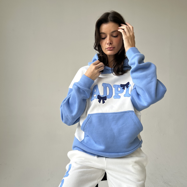 True Blue Bow Hoodie