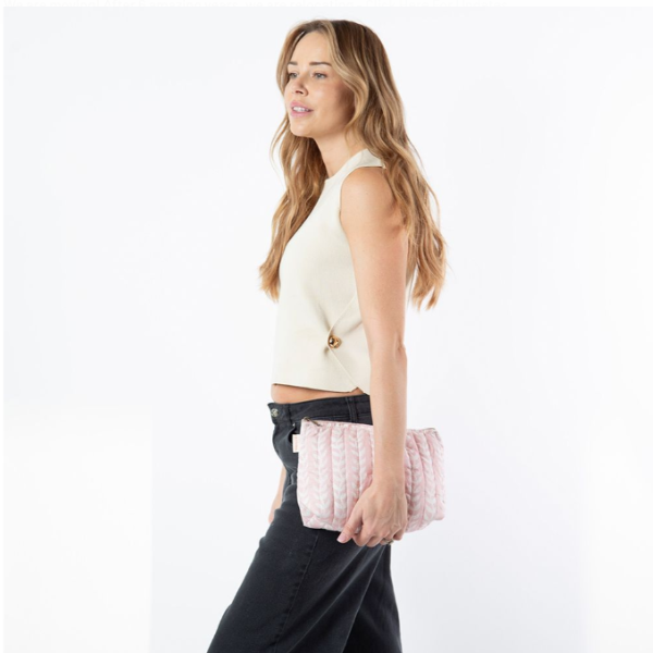 Block Print Clutch