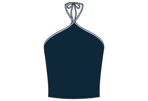 WOMEN'S Y-NECK HALTER TIE CAMI